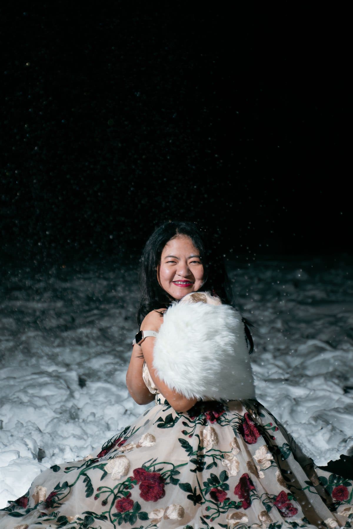 Snowlight Portrait Session photography by Zeel Pix Visuals
